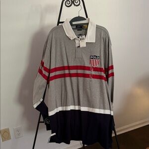 Ralph Lauren Classic Fit Gray Polo Shirt